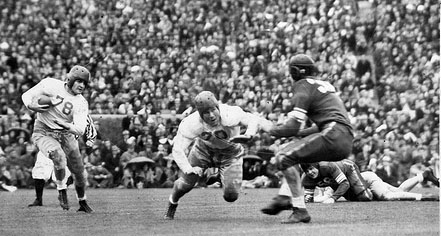 1939 Rose Bowl action